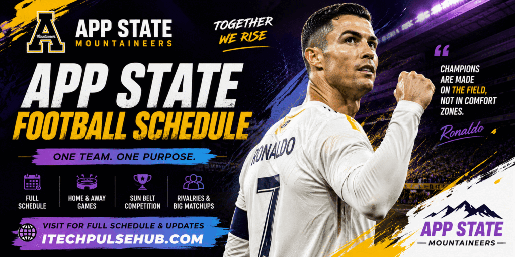 App State Football Schedule