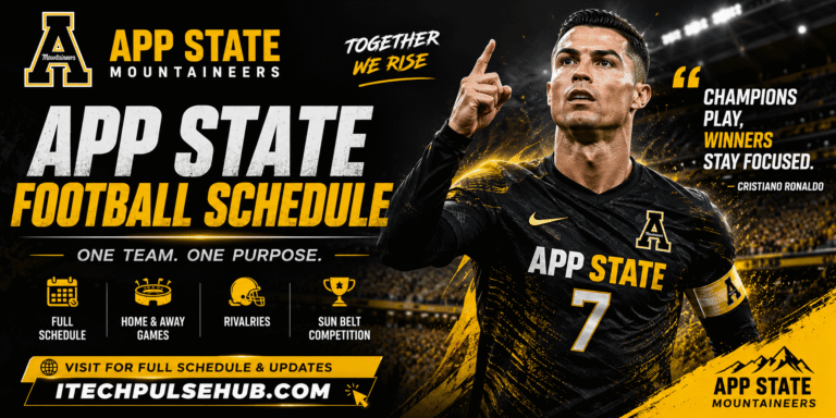 App State Football Schedule