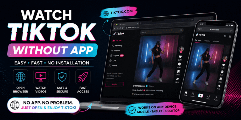 Watch TikTok Without App