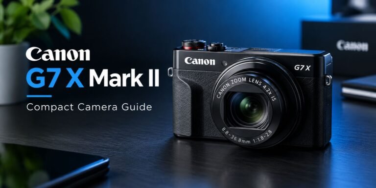 Canon G7 X Mark II compact digital camera