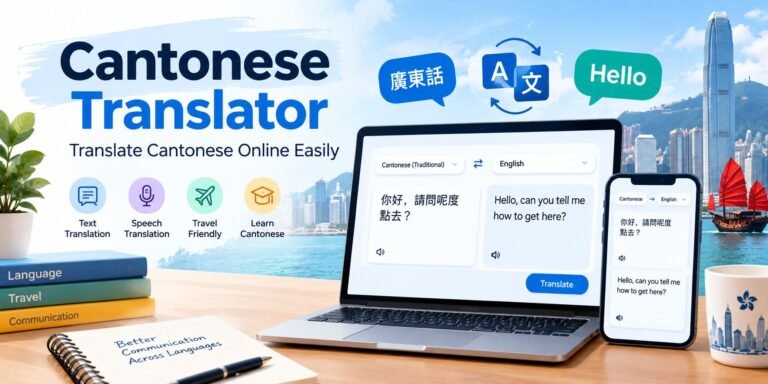 Cantonese Translator for translating Cantonese to English online