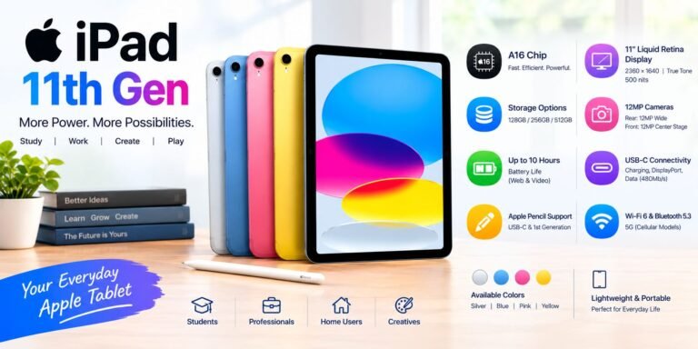 iPad 11th Gen with A16 chip and key features