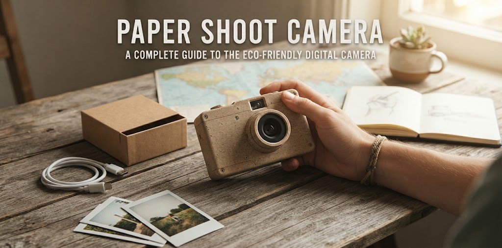 Paper Shoot Camera with minimalist eco-friendly design for everyday photography