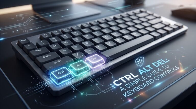 Ctrl Alt Del keyboard shortcut for accessing Windows Security and Task Manager