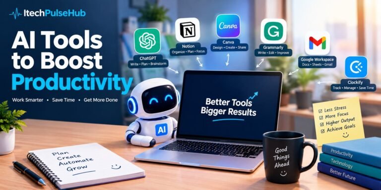AI tools to boost productivity and help users save time, stay organized, and get more work done
