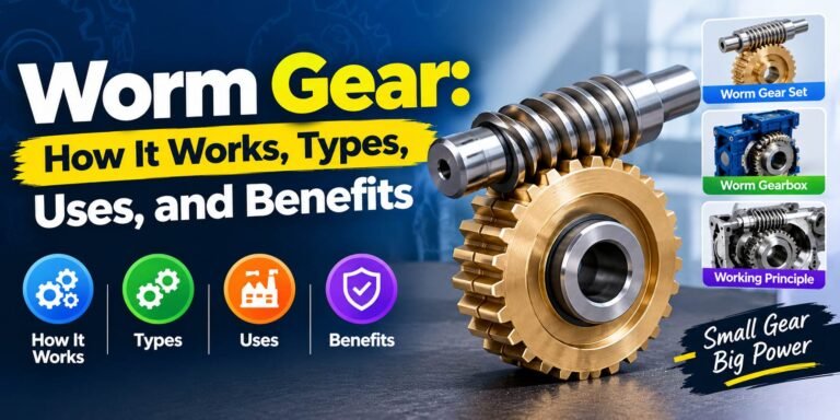 Worm Gear: How It Works, Types, Uses, and Benefits